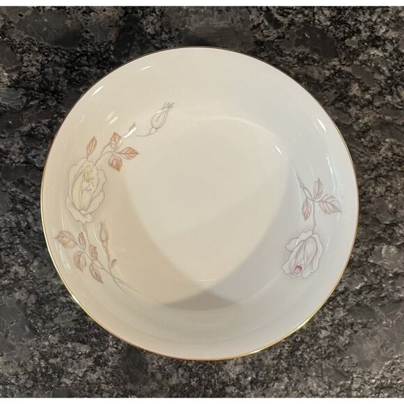 (6) Johann Haviland Sweetheart Rose Fruit Berry Dessert Bowls Bavaria Germany - Picture 2 of 3